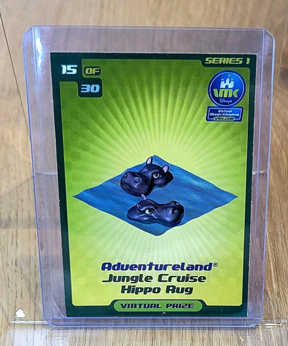 Virtual Magic Kingdom VMK Disney Adventureland Jungle Cruise Hippo Rug